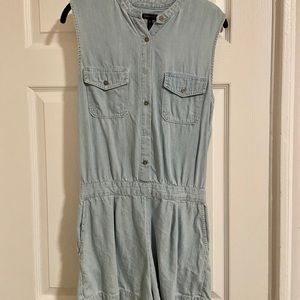 bcbg maxzaria | chambray romper